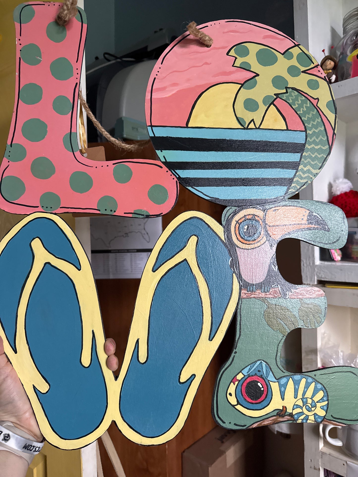 Jungle Love Doorhanger