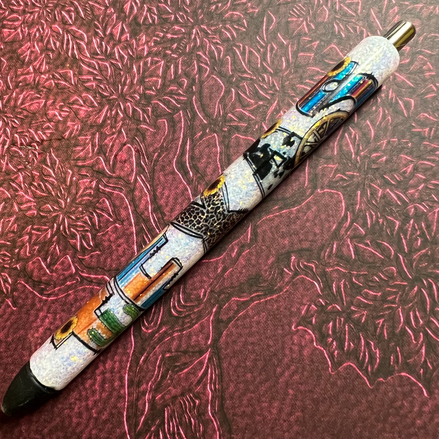 TEXAS glitter epoxy pen RTS