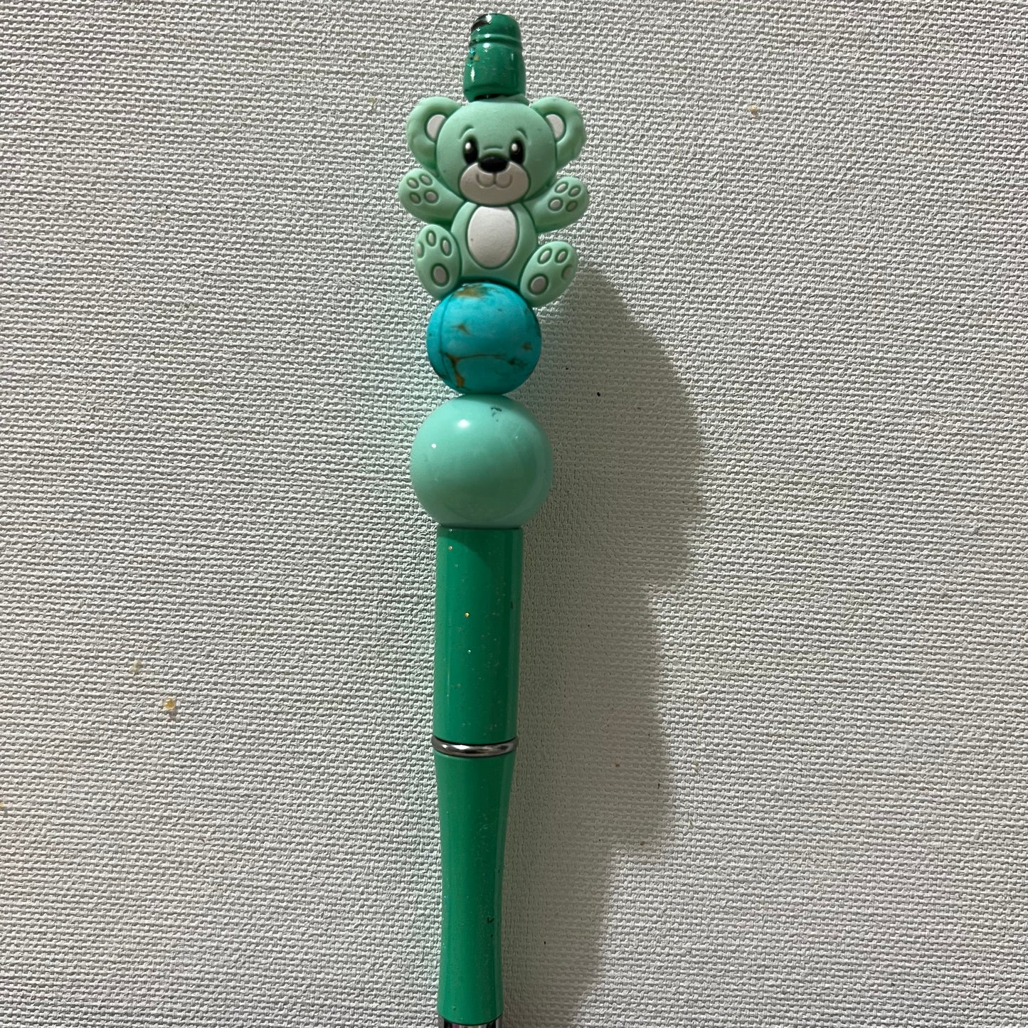 Bear #2 (The Marty) Beaded Pen RTS