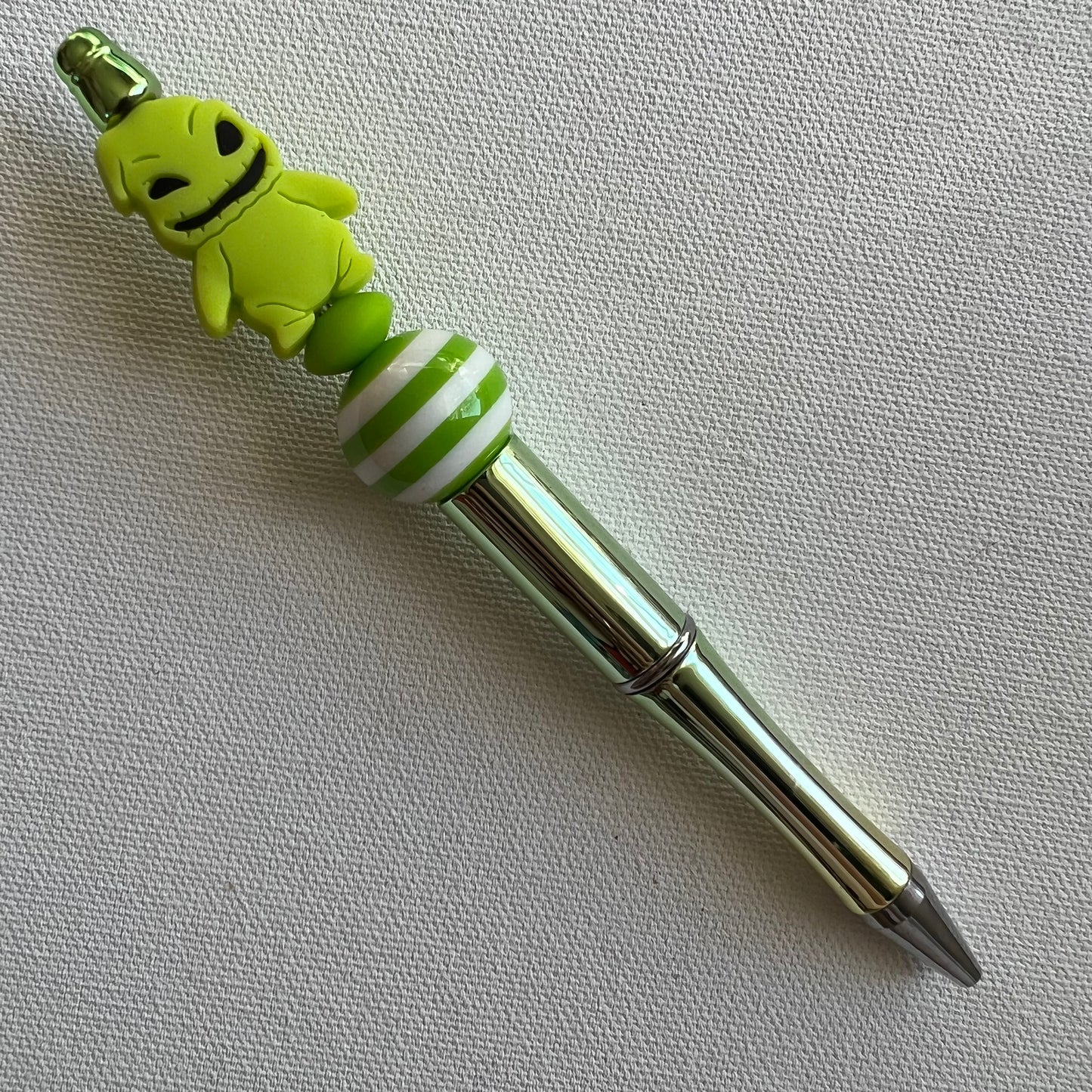 Boogie Man (Green) Beaded Pen RTS