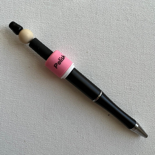 Nail Polish Beaded Pen RTS