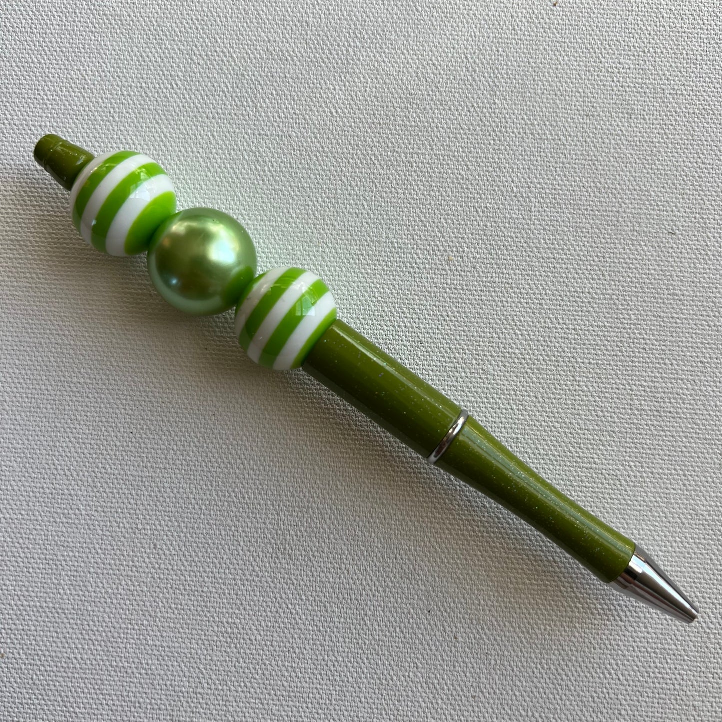 Lime Drop Beaded Pen RTS