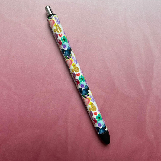 Pastel Mouse Head Epoxy Pen