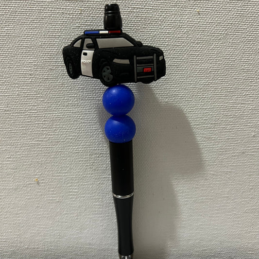 Police Car Beaded Pen RTS