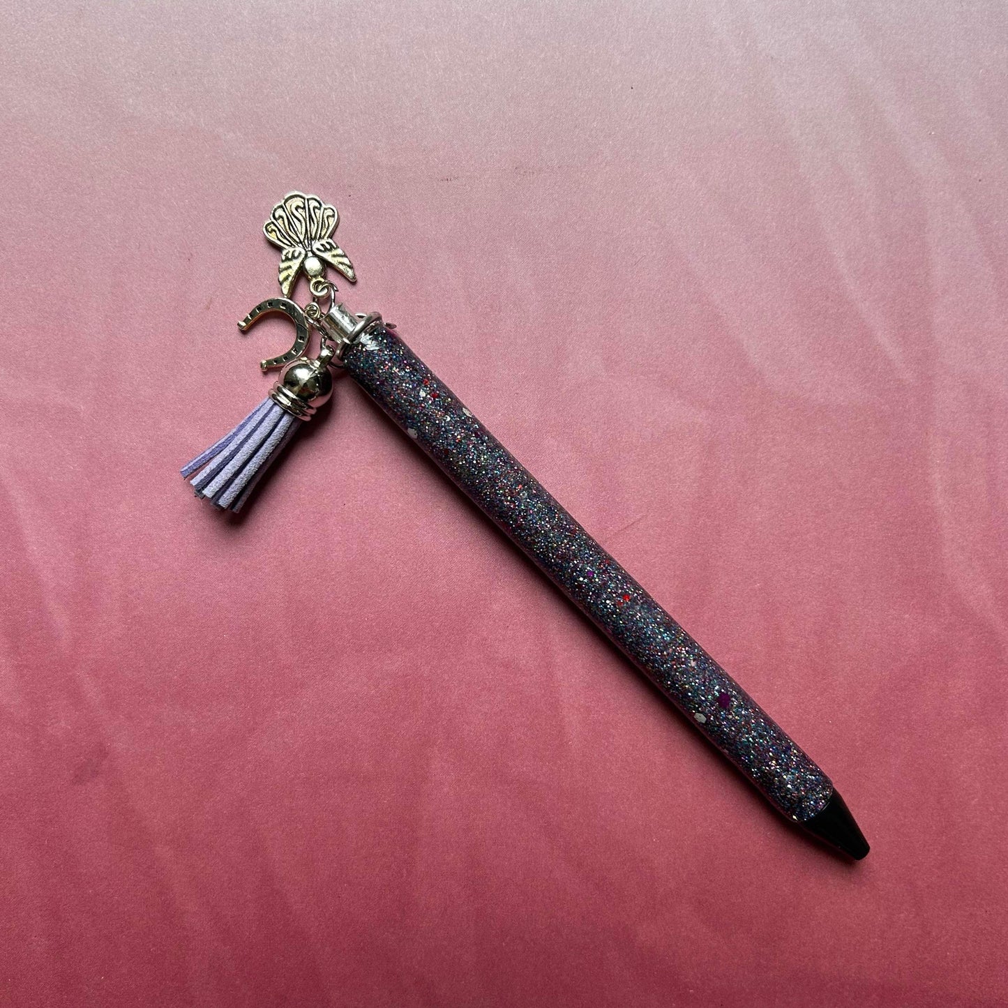 Glitter (blue, purple, pink) Epoxy Pen RTS