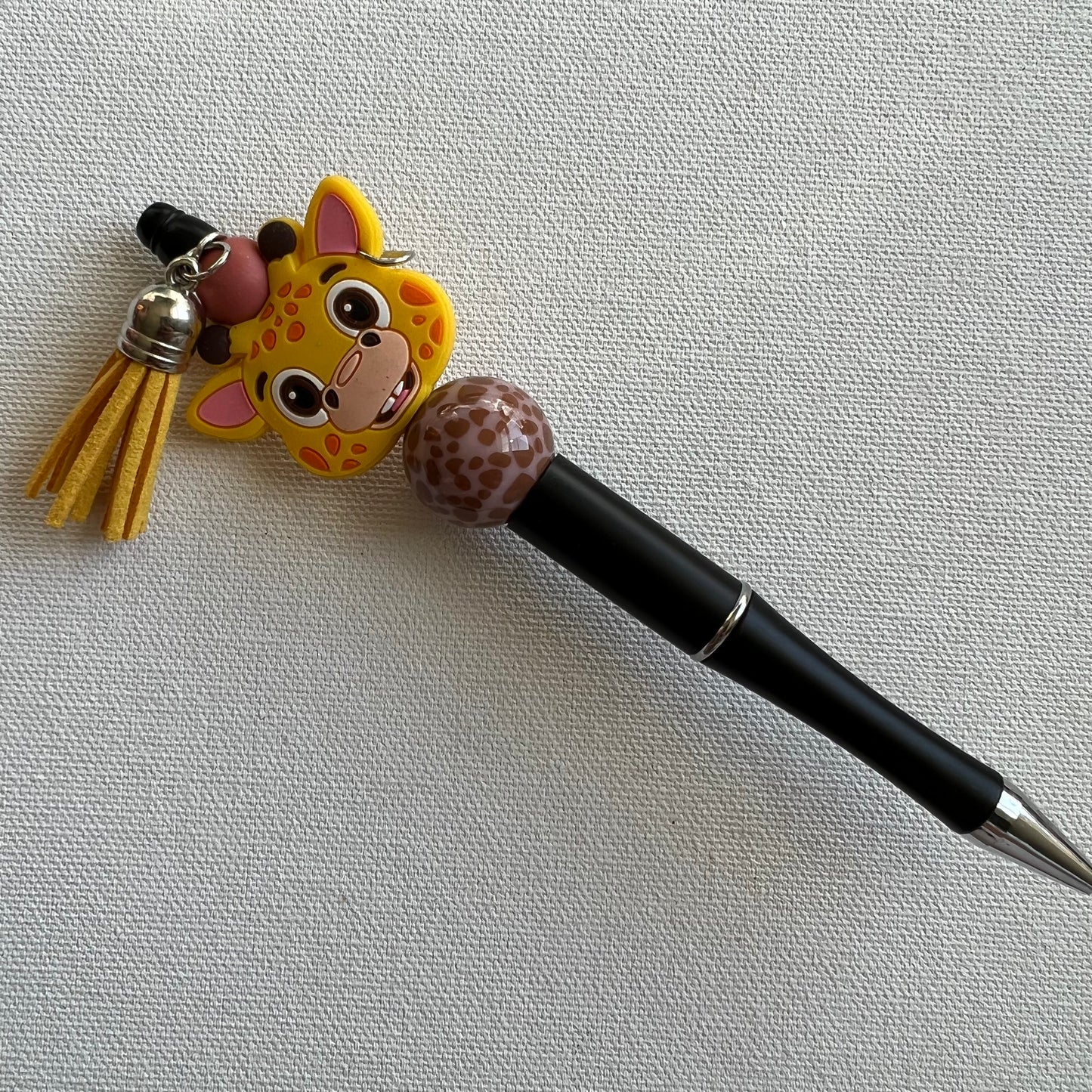 Gypsy Giraffe Beaded Pen RTS
