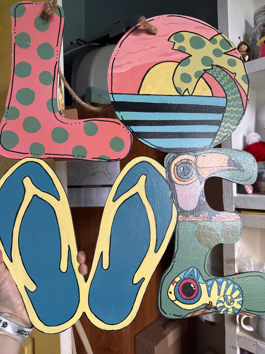 Jungle Love Doorhanger