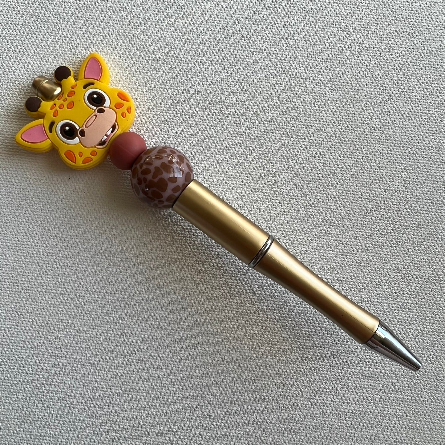 Giraffe Beaded Pen RTS