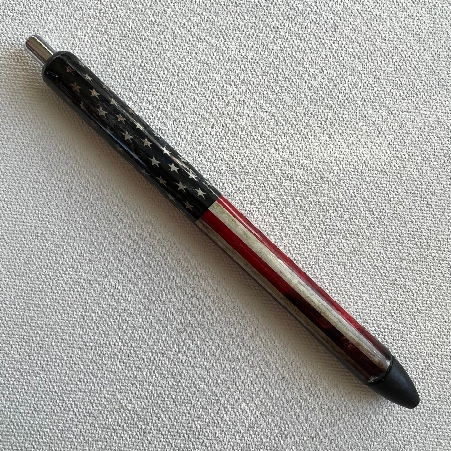 Rustic American Flag Epoxy Pen RTS