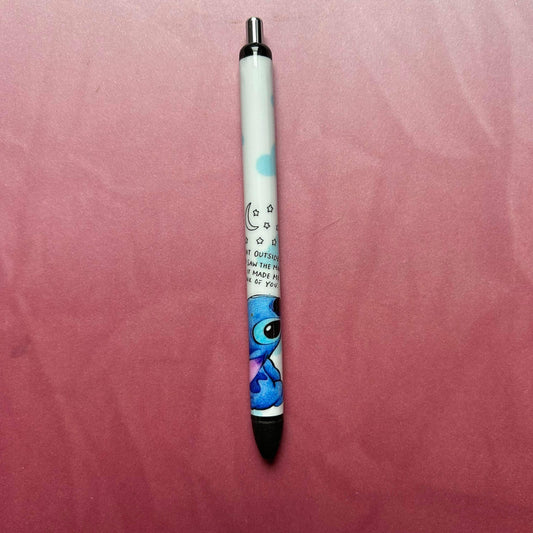Moon and Stars Stitch Epoxy Pen RTS